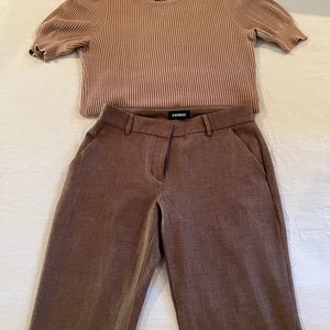 Express Work Outfit - pants size 4R- top size medium